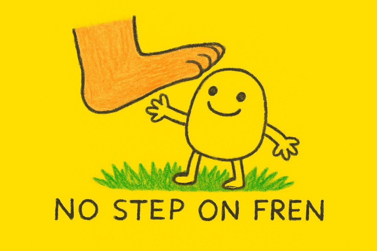 no-step-on-fren logo